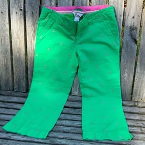 Lilly Pulitzer Green and pink pants